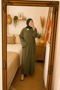 Abaya girly kaki
