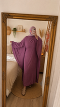 Abaya butterfly rosa
